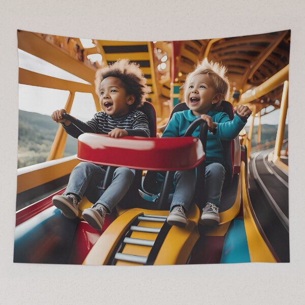 Item preview, Toddlers riding a rollercoaster designed and sold by Colin Bentham.