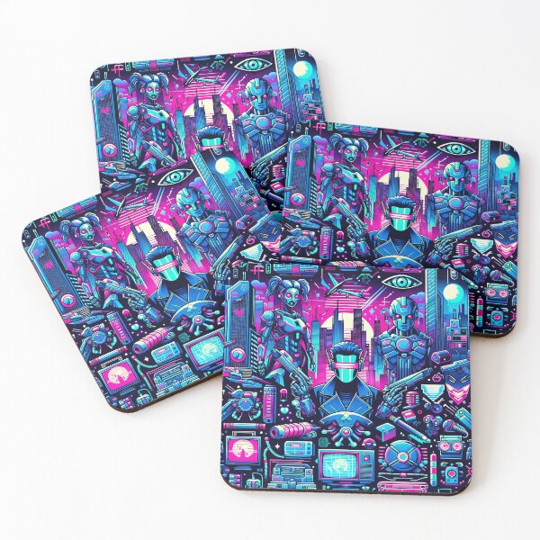 Item preview, Neon Defenders: Guardians of the Cyber City designed and sold by M-ormin.