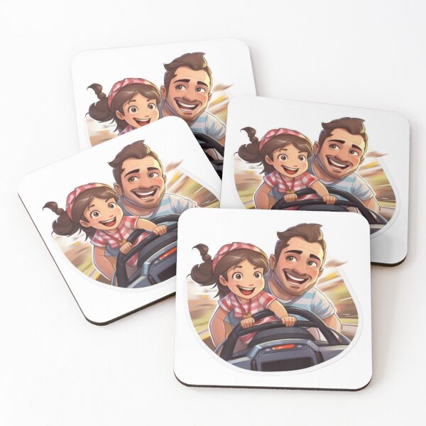 Item preview, dad v girls running super racer  designed and sold by Socool101.