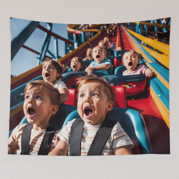 Item preview, Toddlers riding a rollercoaster designed and sold by Colin Bentham.