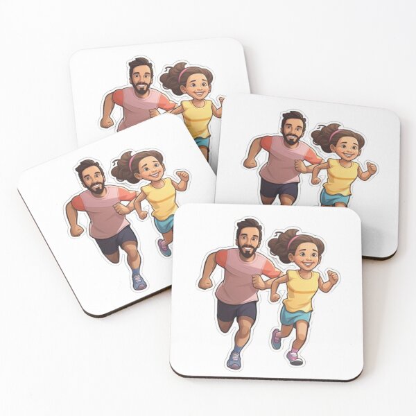 Item preview, dad v girls foot race  designed and sold by Socool101.