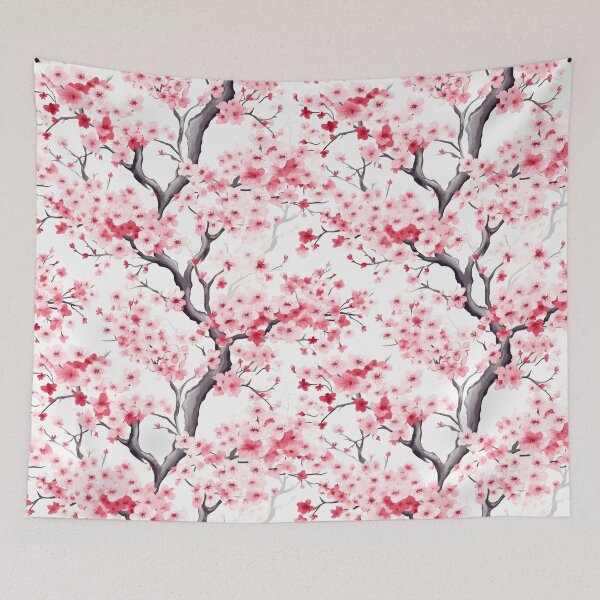 Item preview, Pattern, Blossoming Branch Of Sakura, Cherry Tree designed and sold by GiveMeMood.