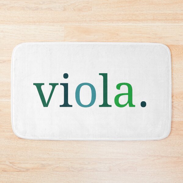 Item preview, Viola Musical Instrument Monochrome Word designed and sold by artdesignbysam.