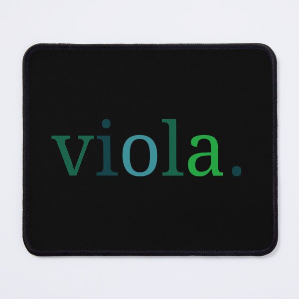 Item preview, Viola Musical Instrument Monochrome Word designed and sold by artdesignbysam.