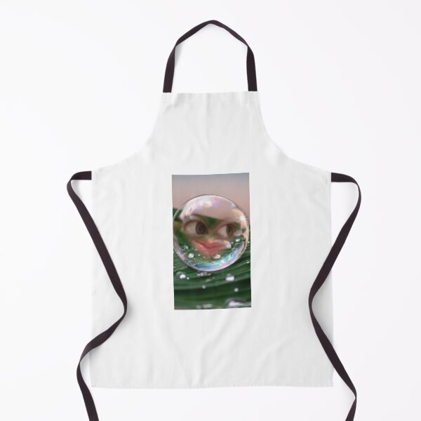 Item preview, Soap bubble with face on a leaf designed and sold by ArtSellerWorker.