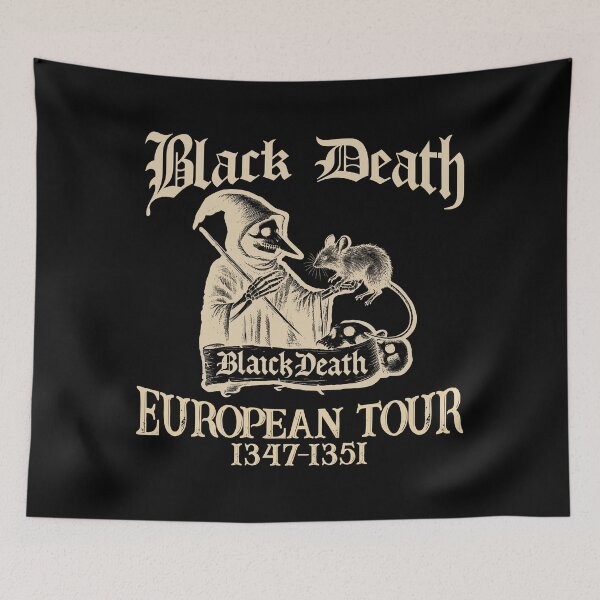 Item preview, Black Death European Tour 1347-1351, Plague And Rat designed and sold by cuteeshop.