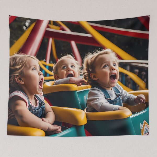 Item preview, Toddlers riding a rollercoaster designed and sold by Colin Bentham.