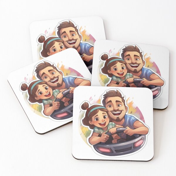 Item preview, dad v girls driving school designed and sold by Socool101.