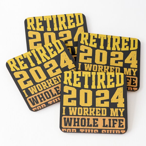 Item preview, Retired 2024 I Worked My Whole Life For This T-Shirts designed and sold by SakuraPxl.