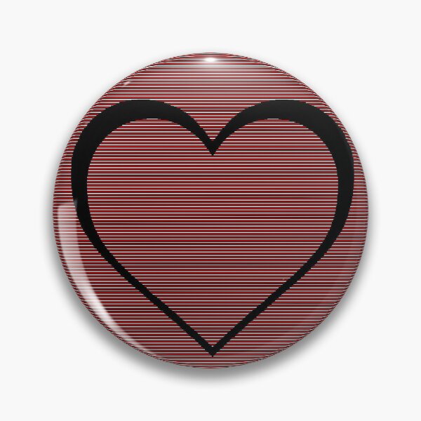 Item preview, Linear Visions Thin Lines Vertical Art Horizontal heart designed and sold by 4rpixs.