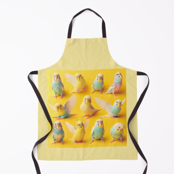 Item preview, "Playful Budgies" pattern designed and sold by Elena Kolotusha.