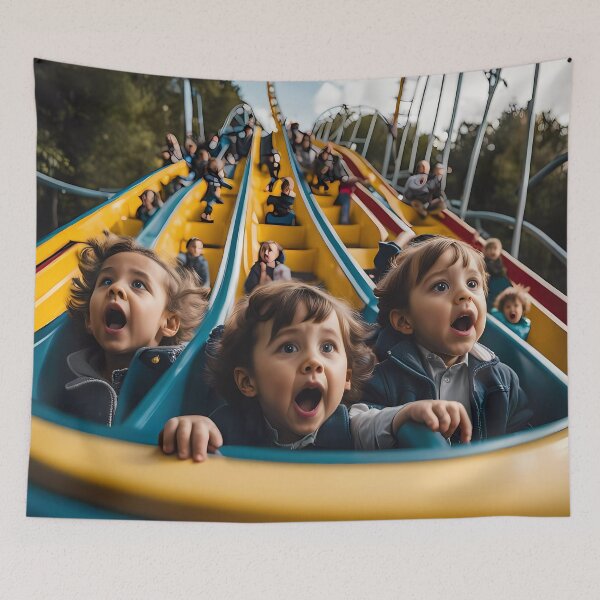 Item preview, Toddlers riding a rollercoaster designed and sold by Colin Bentham.