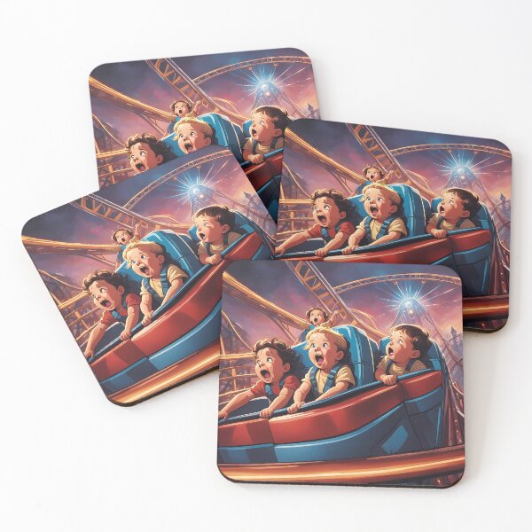 Item preview, Toddlers riding a rollercoaster designed and sold by Colin Bentham.