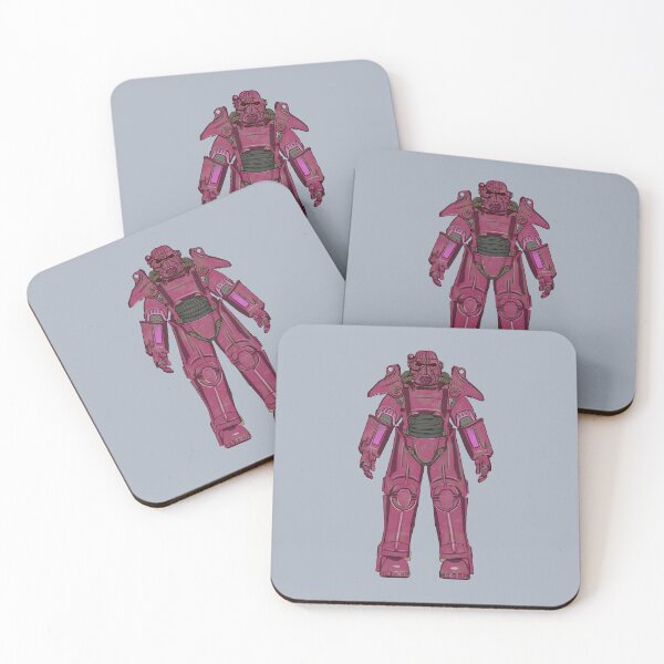 Item preview, Hot Pink T-45 Power Armor designed and sold by thebcarts.