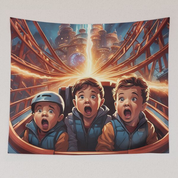 Item preview, Toddlers riding a rollercoaster designed and sold by Colin Bentham.
