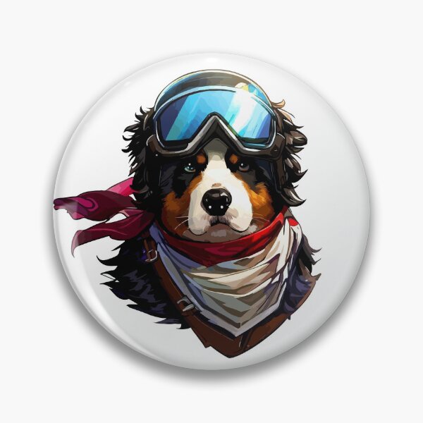 Item preview, Cute Bernese Mountain Dog Adventurer Portrait designed and sold by TomFrontierArt.