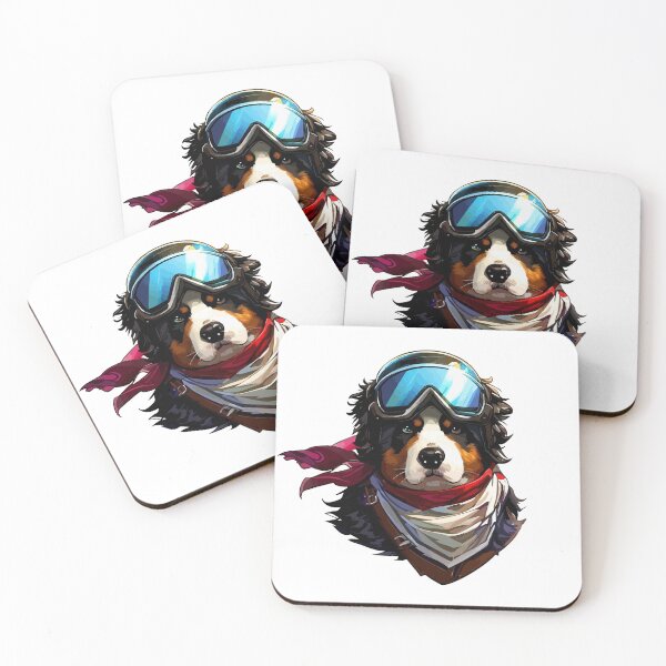 Item preview, Cute Bernese Mountain Dog Adventurer Portrait designed and sold by TomFrontierArt.