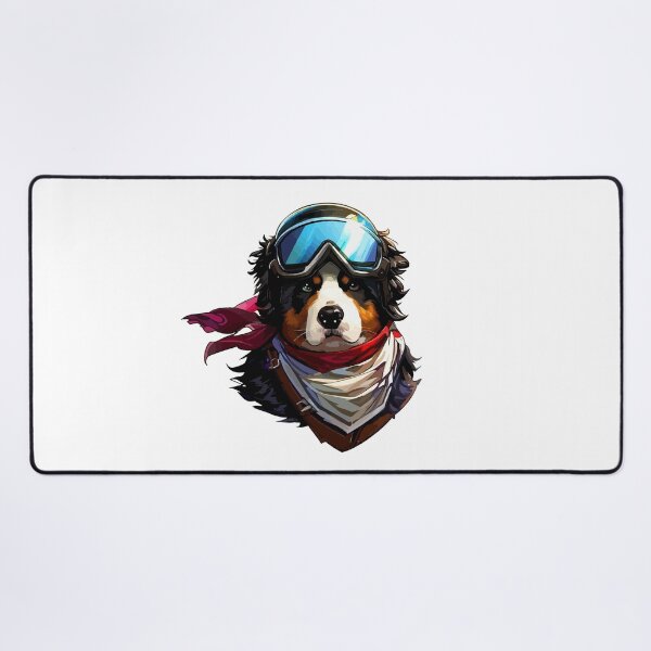 Item preview, Cute Bernese Mountain Dog Adventurer Portrait designed and sold by TomFrontierArt.