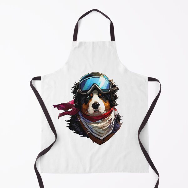 Item preview, Cute Bernese Mountain Dog Adventurer Portrait designed and sold by TomFrontierArt.