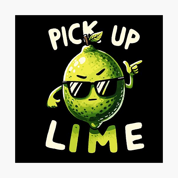 Artikelvorschau, Pick up Line Lime entworfen und verkauft von DoodleDashShop.