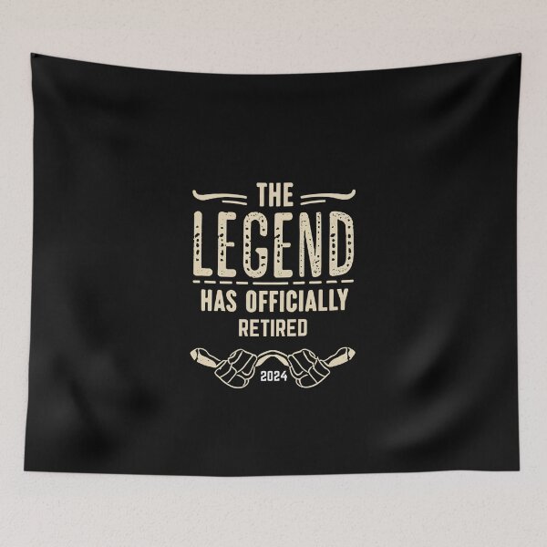 Item preview, The legend has officially retired 2024 designed and sold by JustCrafted.