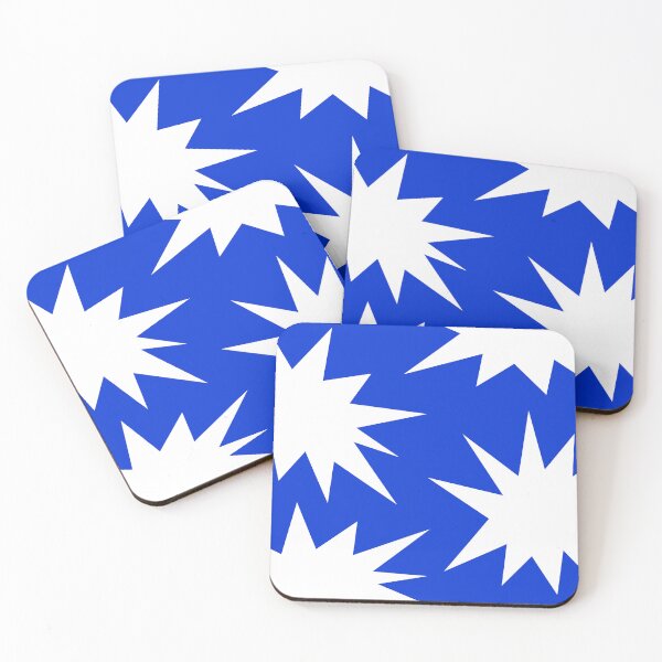 Item preview, Abstract geometric pattern - blue. designed and sold by K.S ART.