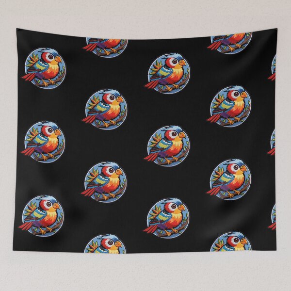 Item preview, Colorful Bird, Funny Iron On Patches designed and sold by saloui.