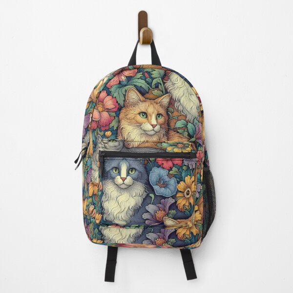 Item preview, "Cats and flowers" pattern designed and sold by Elena Kolotusha.