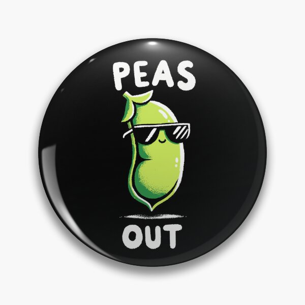 Artikelvorschau, Peas out Peace out entworfen und verkauft von DoodleDashShop.