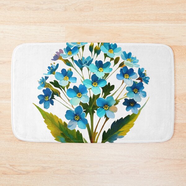 Item preview, Little Blue Flowers designed and sold by Infinity Elegance.