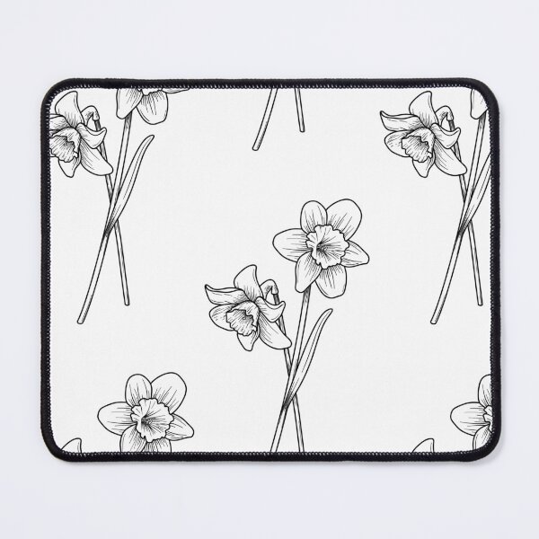 Item preview, March Birth Flower Floral Etching - Daffodil designed and sold by Idle Morrow.