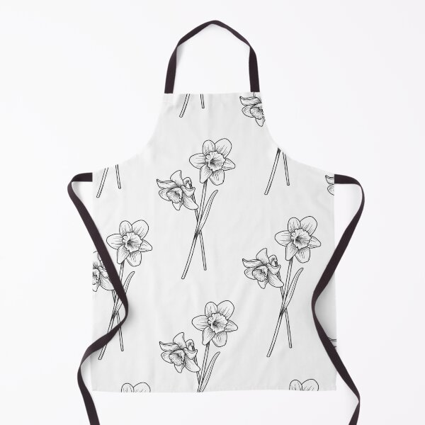 Item preview, March Birth Flower Floral Etching - Daffodil designed and sold by Idle Morrow.