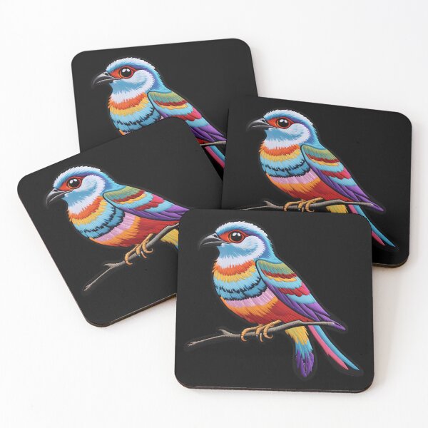 Item preview, Colorful Bird, Funny Iron On Patches designed and sold by saloui.