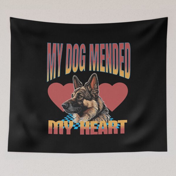 Item preview, My dog mended my heart designed and sold by BritishDelights.
