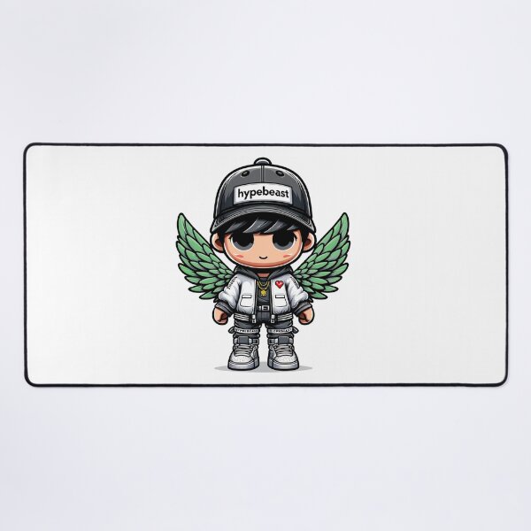 Item preview, Doll With Green Wings in StreetWear  designed and sold by Andrew Frelas.
