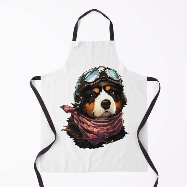 Item preview, Cute Bernese Mountain Dog Adventurer Portrait designed and sold by TomFrontierArt.