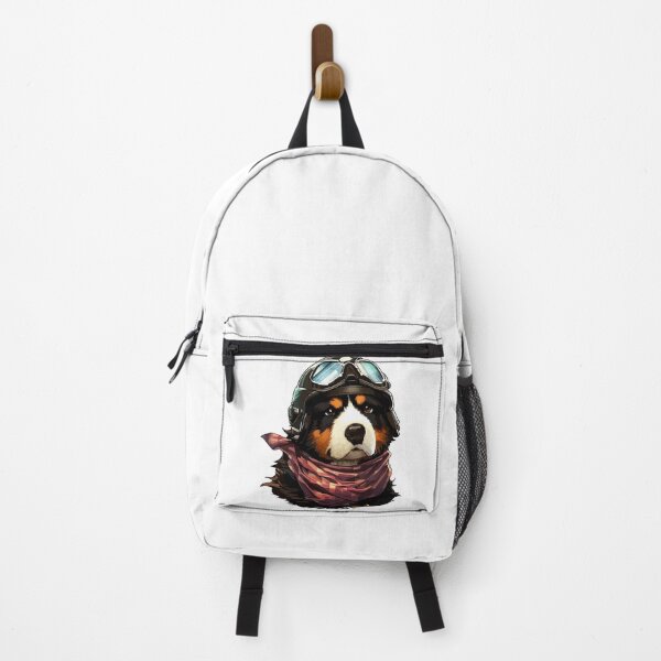 Item preview, Cute Bernese Mountain Dog Adventurer Portrait designed and sold by TomFrontierArt.