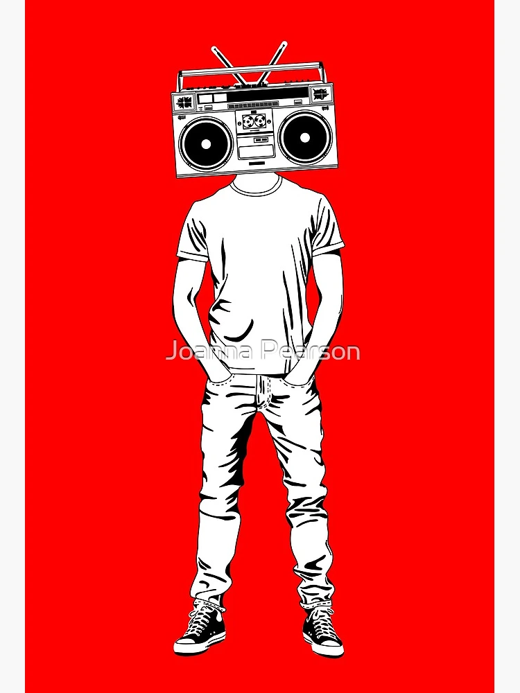 Radio head - talking heads | Art Board Print