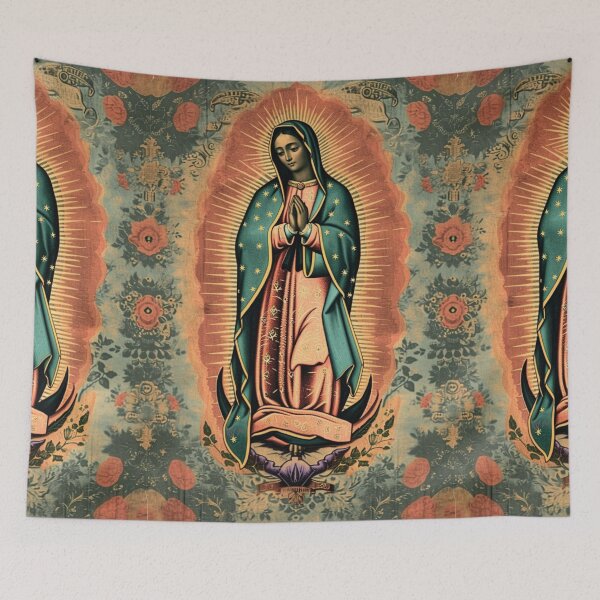 Item preview, Our Lady of Guadalupe - Timeless Patroness Art Print designed and sold by Nicholas Panek.