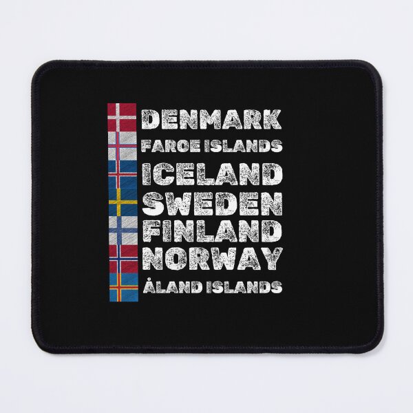 Item preview, Nordic Flags Pride - Scandinavian Countries Emblematic designed and sold by ElLocoMus.