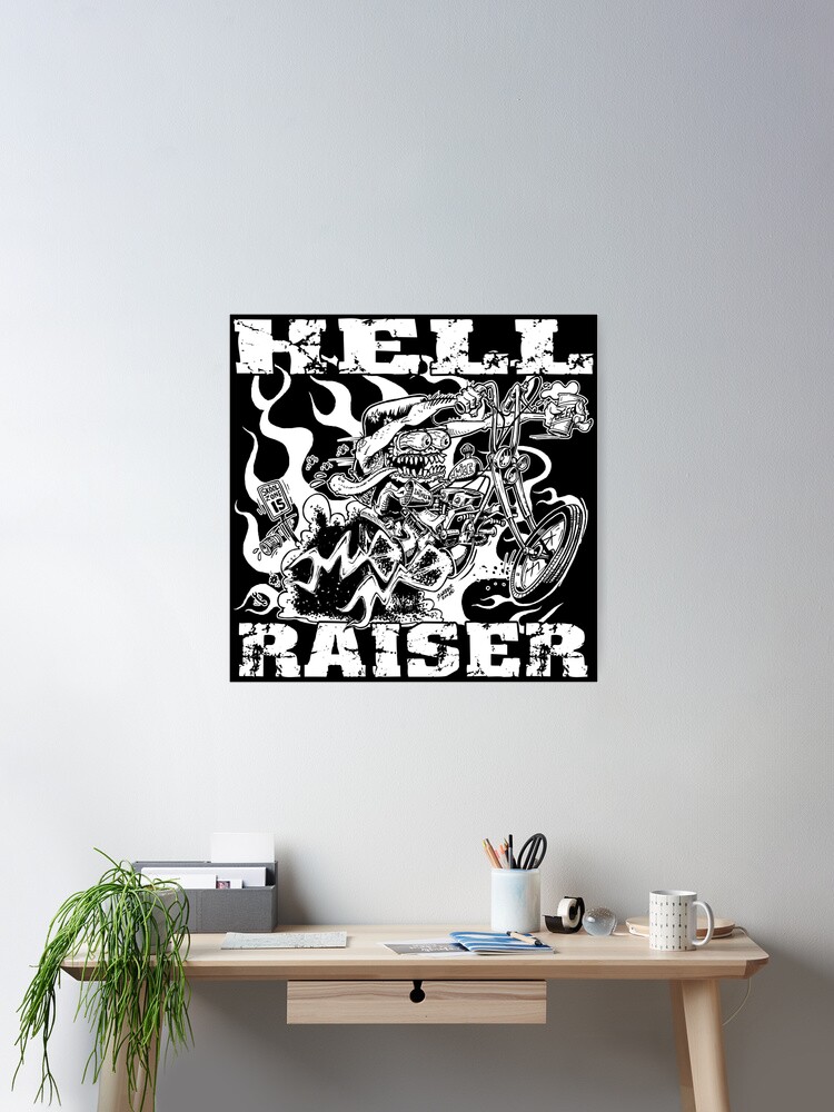 Thumbnail 1 of 3, Poster, HELL RAISER designed and sold by George Webber.