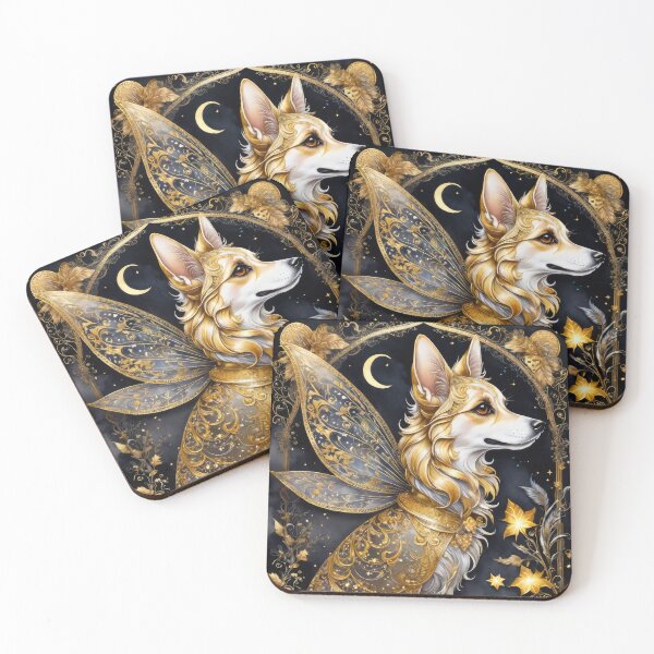 Item preview, Golden Winged Paws Harmony designed and sold by cyberartstudiox.