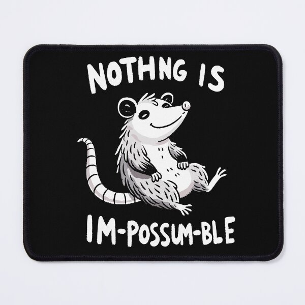 Item preview, Impossible Impossible Possum designed and sold by DoodleDashShop.