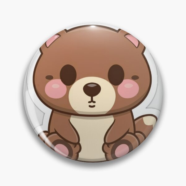 Item preview, Cute Bear Plush with Rosy Cheeks designed and sold by LumeaArt.