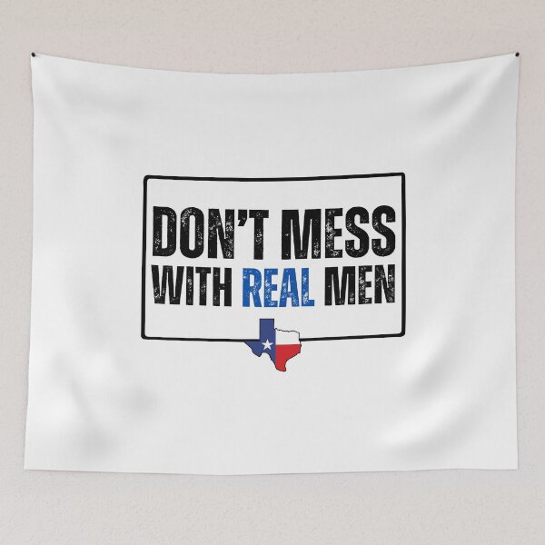 Item preview, Don't mess with real men designed and sold by lachataigne.