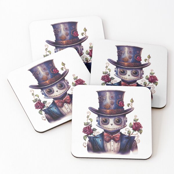 Item preview, Victorian Gothic Retro Robot designed and sold by ZenEvoke.