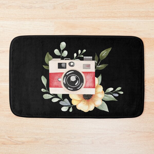 Item preview, Elegant minimalist watercolor floral flower Vintage retro camera. Photographer. designed and sold by Unitepeople.