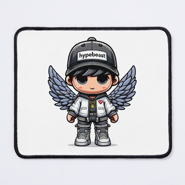 Item preview, Doll With Blue Wings in StreetWear  designed and sold by Andrew Frelas.