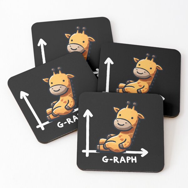 Item preview, Graph giraffe designed and sold by DoodleDashShop.