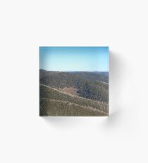 Mt Hotham in April Acrylic Block